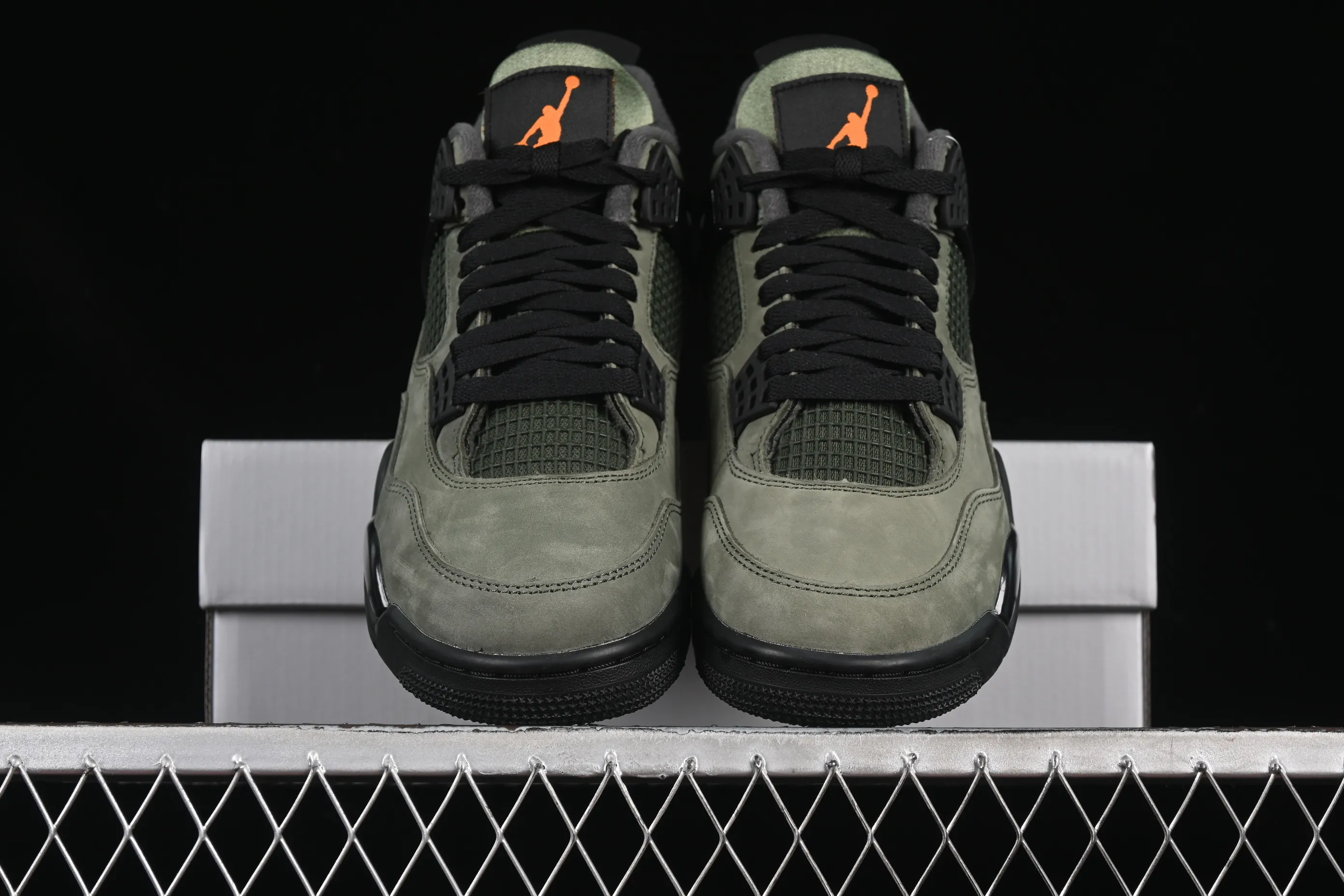 All categories Air Jordan Jordan series basketball shoes Air Jordan 4 GX foreign trade version Undefeated x Air Jordan 4 OG AJ4 Joe 4 olive green suede IB1519-200